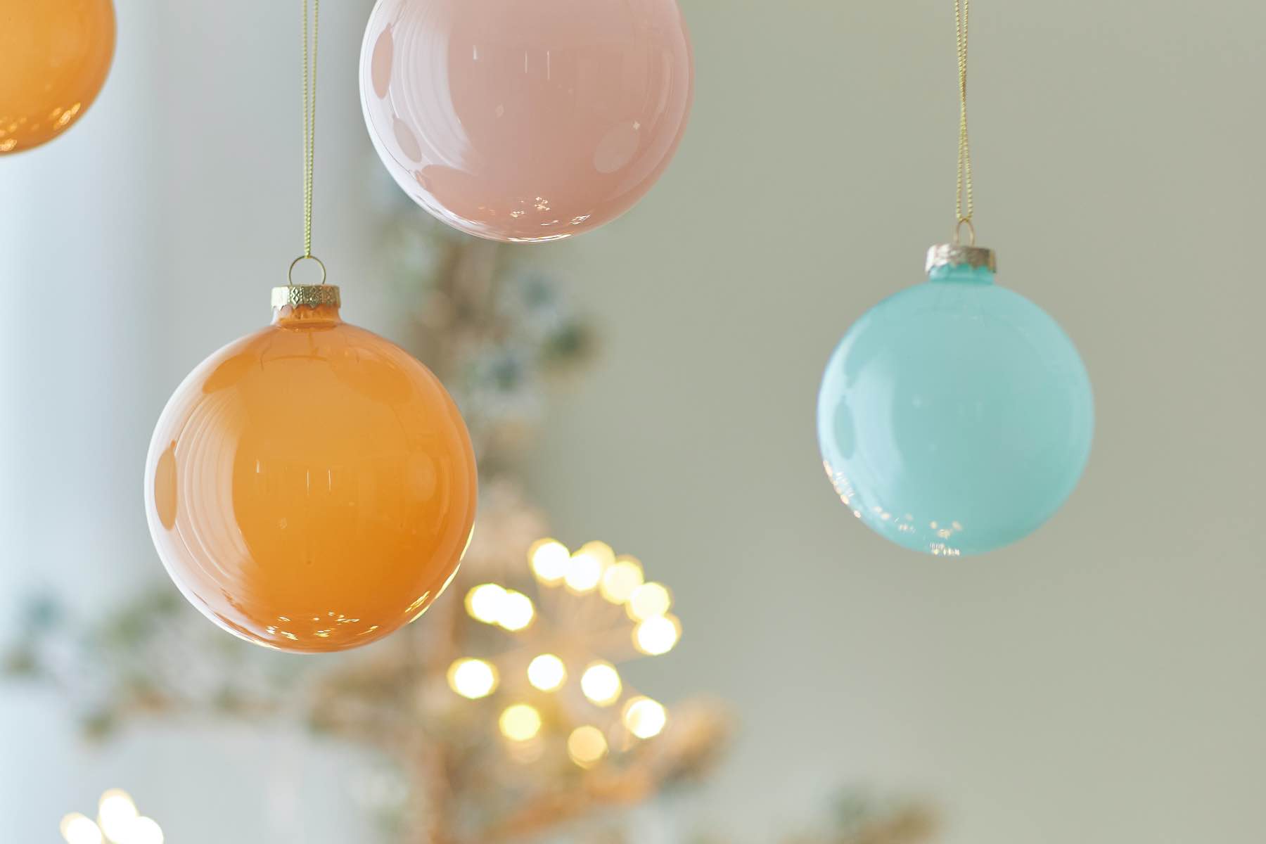 クリスマスボールオーナメント アンバー S Orne De Feuilles クリスマスボールオーナメント アンバー S Orne De Feuilles